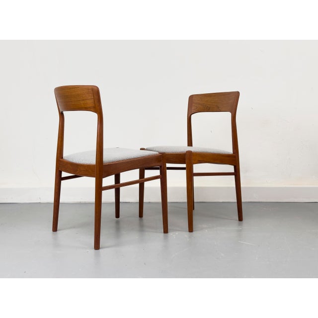 Mid-Century Modern Teak Dining Chairs from Korup Stolefabrik, 1960s, Set of 4 For Sale - Image 3 of 16