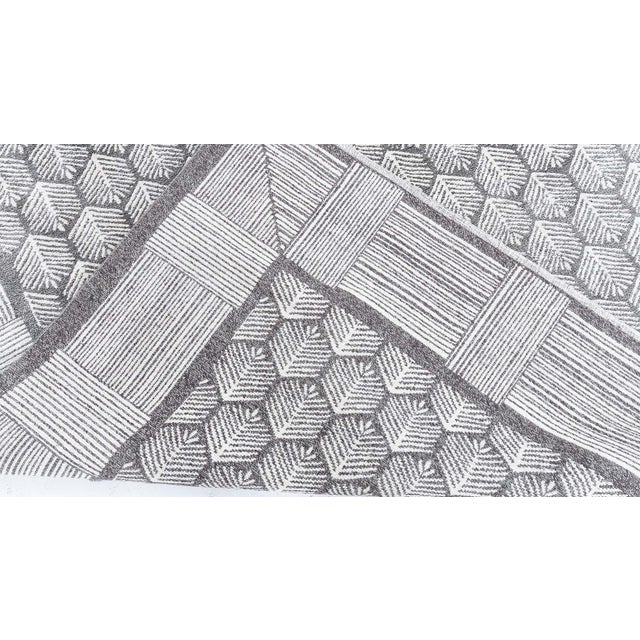 Modern Silk & Wool Rug with Geometric Design by Doris Leslie Blau For Sale - Image 9 of 9