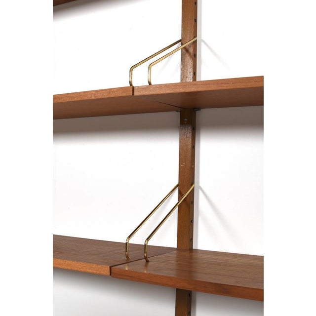 Mid-Century Scandinavian Teak Royal System by Poul Cadovius for Cado, Denmark, 1960s For Sale - Image 5 of 12
