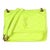 Yellow Crinkled Calfskin Matelasse Baby Niki Chain Satchel For Sale