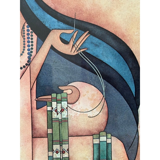 1980s 1980s Print - La Bordadora by G. E. Mullen For Sale - Image 5 of 10