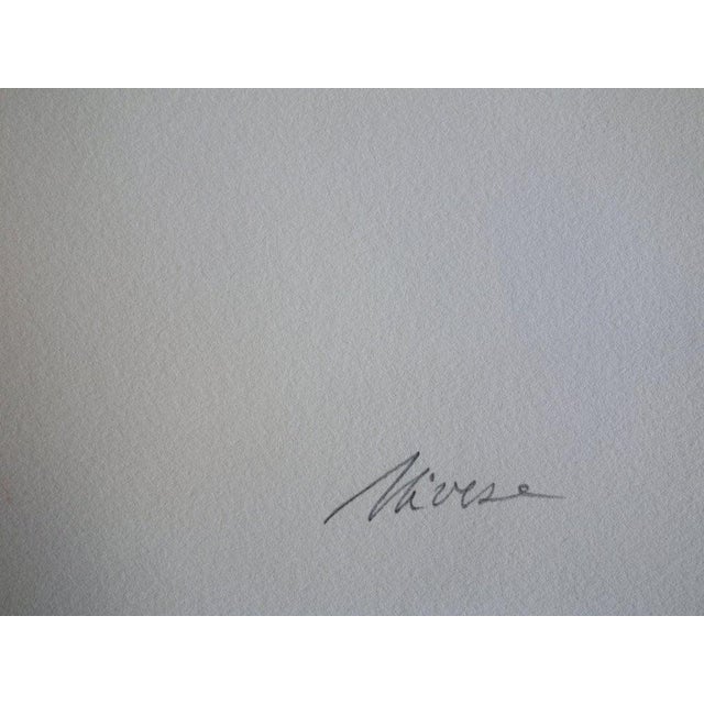 Oscari Nivese, Pans sculptés, Original Color Screen Print For Sale - Image 6 of 7