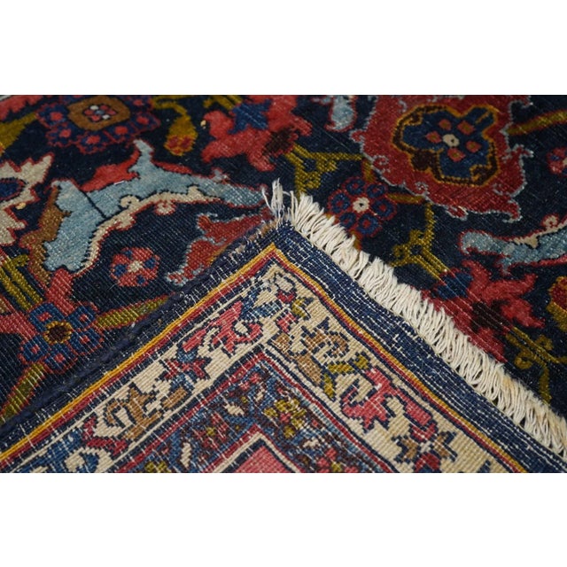 Antique Bidjar Rug 8'7'' x 12'9'' For Sale - Image 10 of 10