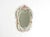 Mid-Century Modern Italian Wall Mirror with Murano Glass Frame and Blossoms, 1960s For Sale - Image 4 of 18