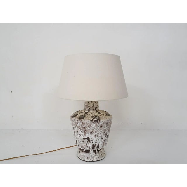 Ceramic Table Lamp Attributed to West Germany, 1960s For Sale - Image 3 of 12