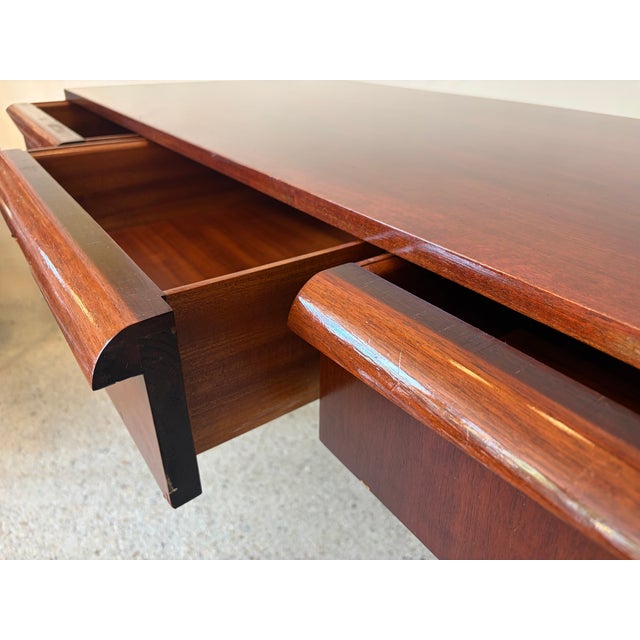 Mid-Century Desk with Book Shelf, Germany, 1950s For Sale - Image 9 of 16