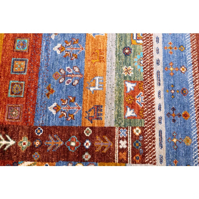 Cream Contemporary Gabbeh Rug 5'9'' X 8'0" For Sale - Image 8 of 10