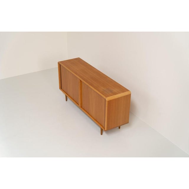 Oak Sideboard with Tambour Doors from Kibaek Møbelfabrik For Sale - Image 6 of 14