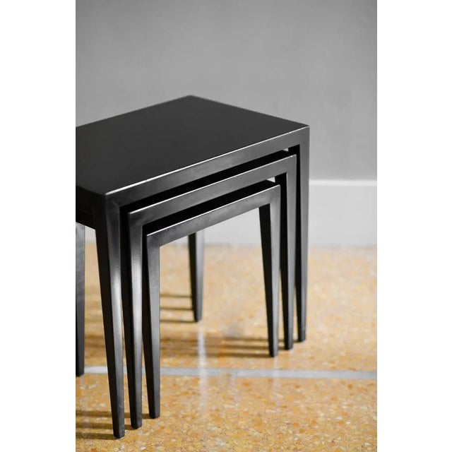 Mid-Century Danish Nesting Tables from Illums Bolighus, 1950s, Set of 3 For Sale - Image 3 of 7