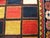 1930s Colorful Checks Tribal Antique S. Persian Gabbeh Rug 5'10" X 9'4" Handknotted Wool Carpet For Sale - Image 4 of 6