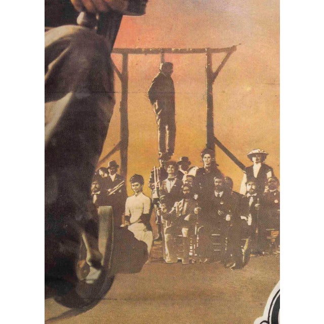 Judge and Outlaw Movie Poster Mounted on Canvas, 1972 For Sale - Image 4 of 7