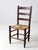 Wood Antique Rush Seat Chair For Sale - Image 7 of 10