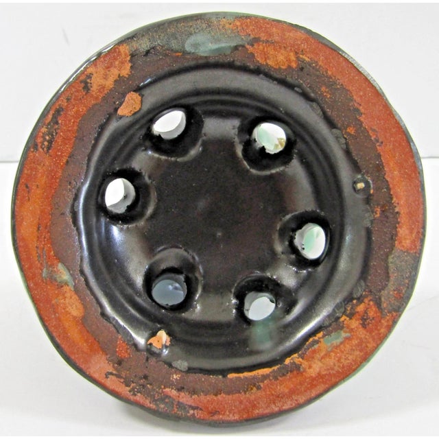 Antique Einar Luterkort Ekeby Sweden Art Deco Flower Frog Figurine For Sale - Image 16 of 16