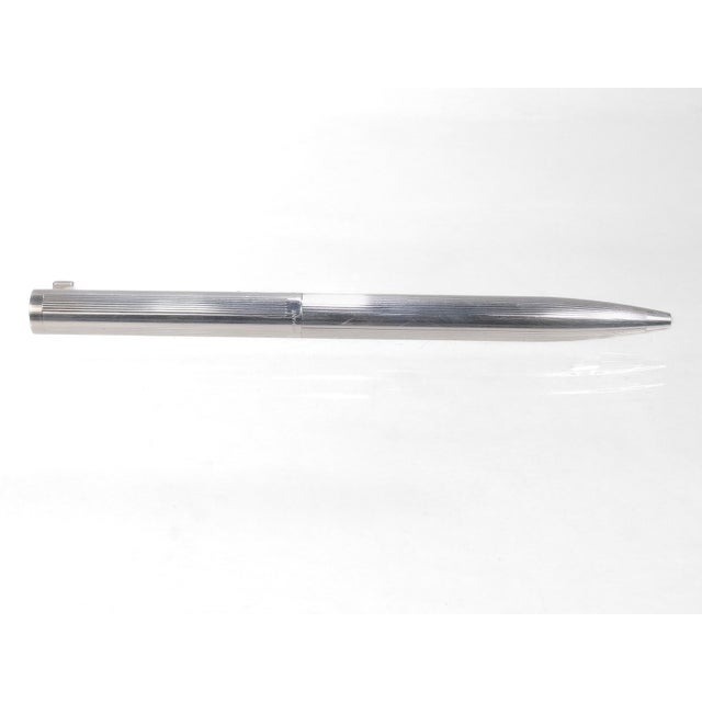 Late 20th Century Tiffany & Co. Sterling Silver Executive T Clip Ballpoint Pen For Sale - Image 5 of 11
