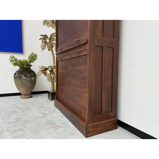 Oak Curtain Cabinet, 1930s For Sale - Image 17 of 18