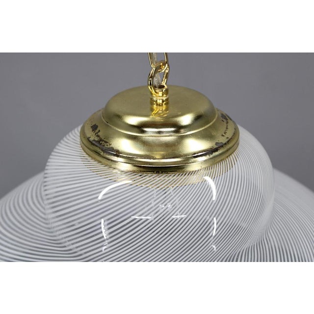 Murano Glass Pendant Lamp, 1970s For Sale - Image 6 of 11