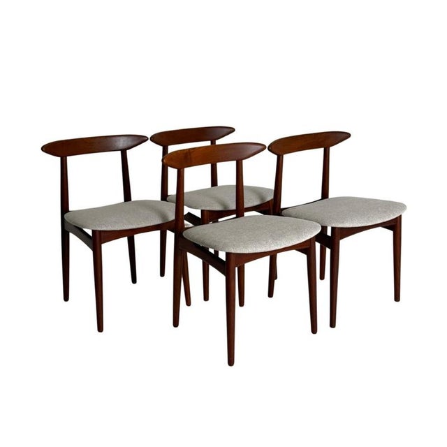 Danish Teak Dining Chairs, 1960s, Set of 4 For Sale - Image 10 of 10