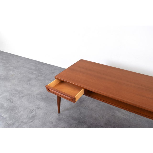 Mid-Century Modern Teak Coffee Table by Johannes Anderen for Trensum Möbelfabrik, 1960s For Sale - Image 13 of 16