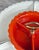 Orange Mid-Century California Pottery Orange & White Lazy Susan Chip & Dip Centerpiece For Sale - Image 8 of 11