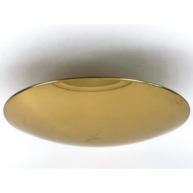 Large, elegant and minimalist mid-century modern ceiling lamp or sconce. Designed & manufactured by florian schulz,...