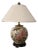 Chinese Crackle Finish Porcelain Floral Decorated Lamp For Sale