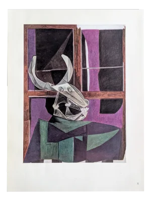 Pablo Picasso, Still Life, Color Offset Lithograph on Pur de Marais Fil Paper, 1943