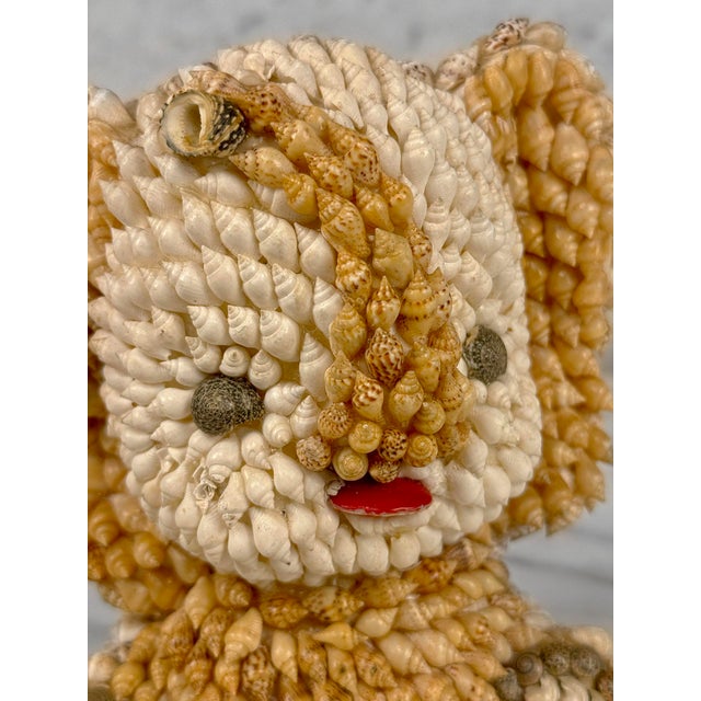 Vintage Boho Coastal Elephant Seashell Sculpture For Sale - Image 9 of 10
