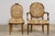 French Set of Six 19th Century French Walnut Side Chairs, Louis XVI Style For Sale - Image 3 of 18