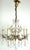Gold Antique Maria Theresia 5-Light Chandelier from Palwa, 1960s For Sale - Image 8 of 14