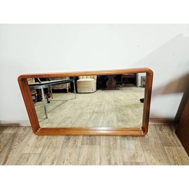 Danish No. 206 Wall Mirror in Teak by Aksel Kjersgaard for Holstebro Møbelfabrik, 1960s For Sale - Image 11 of 11