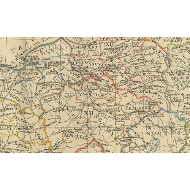 Early 19th Century Antique Map of Ancient Gaul Roman France and Low Countries, 1818 For Sale - Image 5 of 9