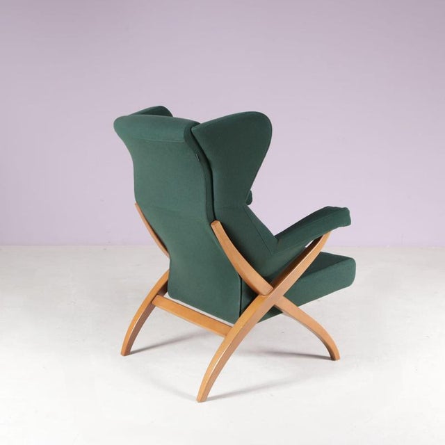 Vintage Italian Fiorenza High Back Easy Chair by Franco Albini for Arflex, 1980s For Sale - Image 11 of 13