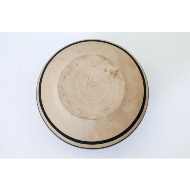 Vintage Brown Pottery Vessel For Sale - Image 4 of 5