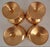 Mid-Century Modern Mid 20th Century Mid-Century Modern International Silver Company Gold-Plated Champagne Coupes — Set of 4 For Sale - Image 3 of 6
