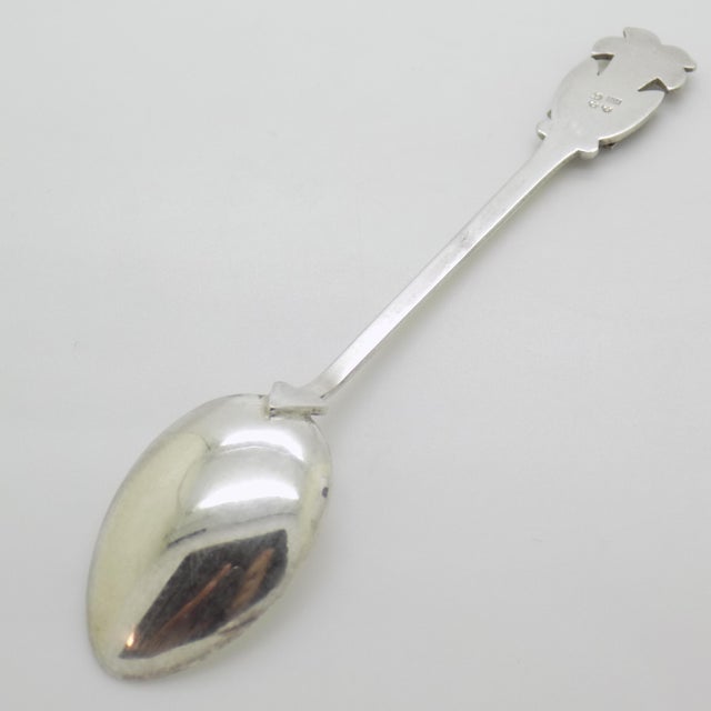 1970s Vintage Austrian Handmade Genuine Silver Souvenir Collector Spoon Tirol For Sale - Image 5 of 10