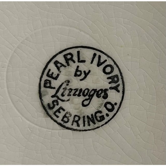 Early 20th Century Limoges Pink Floral and Silver Trim Art Deco Dessert Plates - Set of 5 For Sale - Image 5 of 7