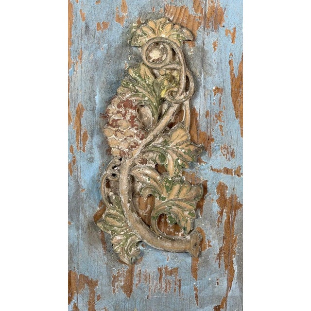 19th Century French Louis XV Rococo Doors With Distressed Wood Finish For Sale - Image 14 of 18
