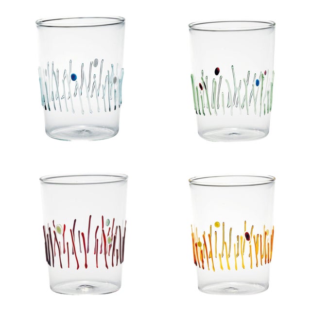 Quattro Stagioni Glasses - Set of 4 For Sale