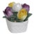 Crown Staffordshire Fine Bone China England Floral Basket January Tulips 4831b For Sale
