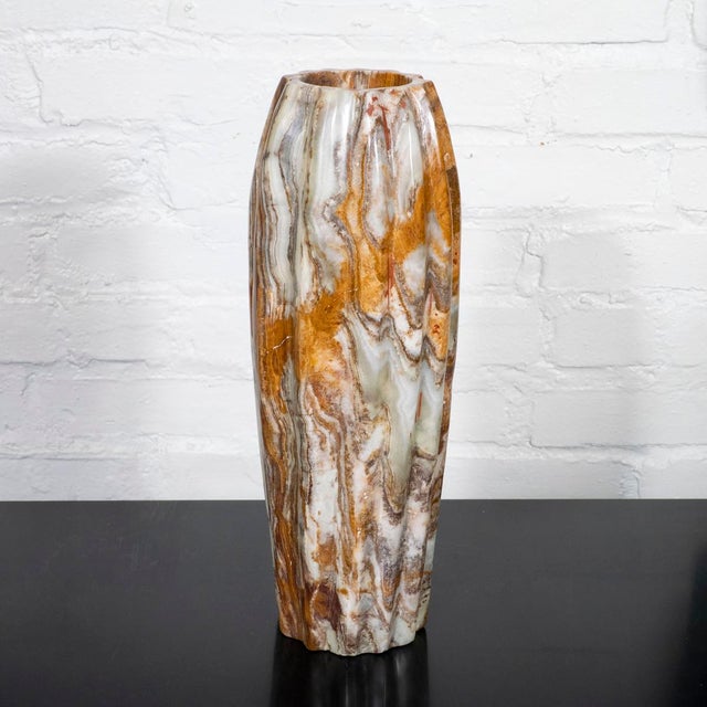 Carved onyx vase