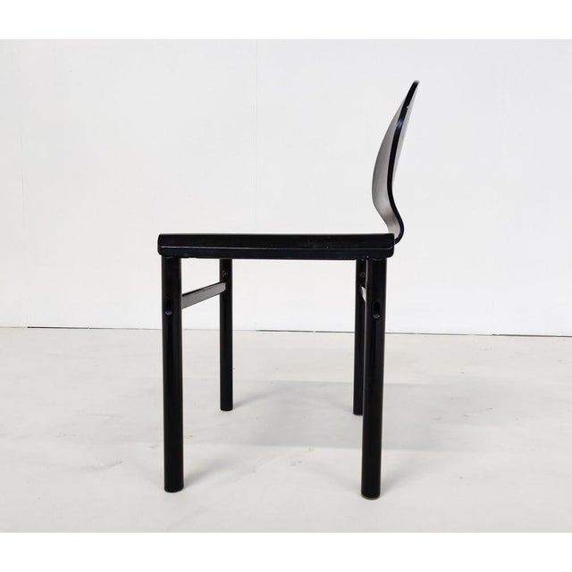 Mid-Century Modern Molteni Chairs attributed to Afra and Tobia Scarpa, 1960s, Set of 4 For Sale - Image 3 of 10