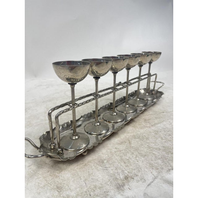 Antique Liqueur Set, 1890s, Set of 7 For Sale - Image 10 of 14