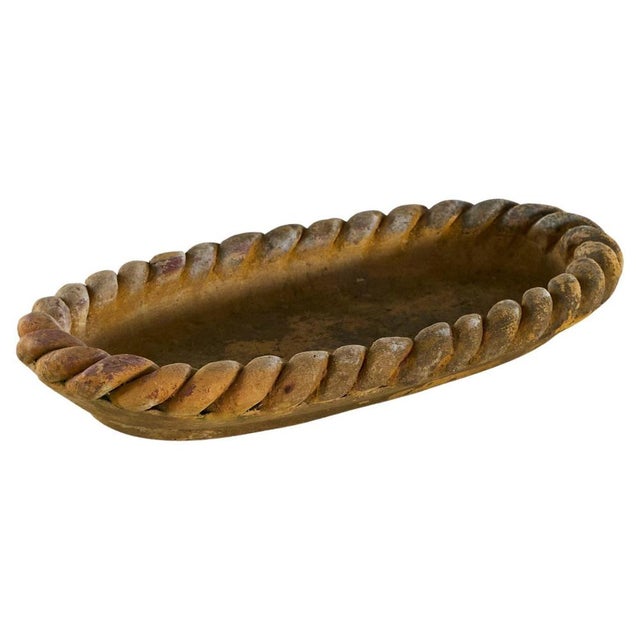 Large Braided Pottery Centerpiece Bowl, 1950s For Sale - Image 14 of 14