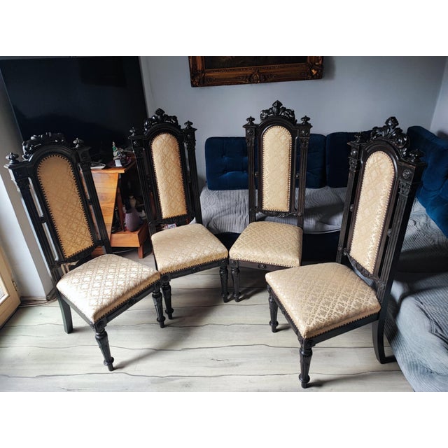 Antique Chairs, Set of 4 For Sale - Image 14 of 15