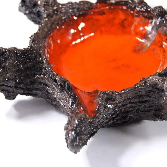 Brutalist Ceramic Dish, Belgium, 1970s For Sale - Image 9 of 10