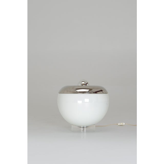 Orbital Glass Table Lamp by Piero De Martini for Falconi & Francesco Fois, 1970s For Sale - Image 9 of 13