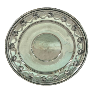 1947 Reed and Barton Silver Plate Pierced Sandwich Plate