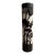 Large Cameo Glass Cylinder Vase Black and White For Sale
