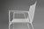 21th Century White Design Chair with Armrests, Belgium For Sale - Image 4 of 11