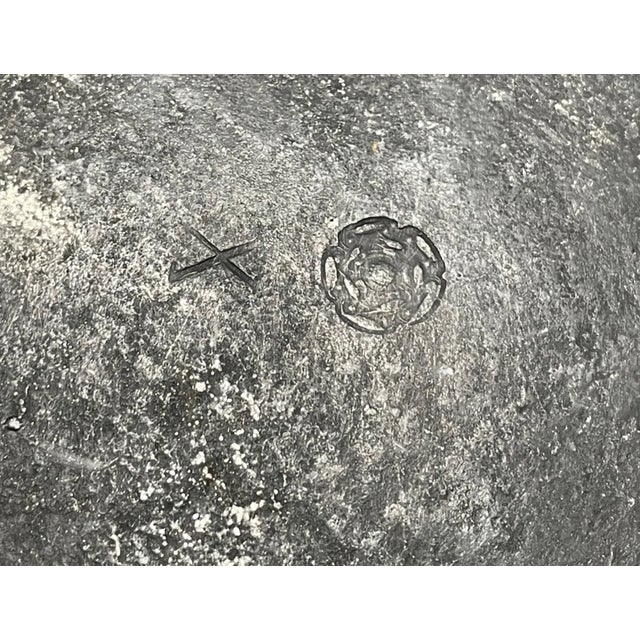 18th Century Lot 4 Rare Antique 18th Century Forged Pewter Multi Reed European Dinner Plate For Sale - Image 5 of 12